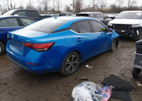 2020 Nissan Sentra Sv Xtronic Cvt from USA, damaged, VIN 3N1AB8CV0LY221700